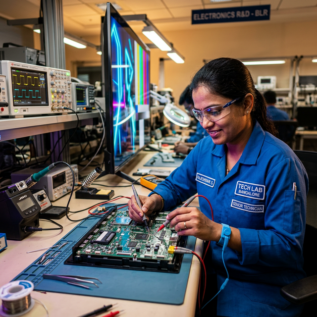 Senior Lab Technician at Work